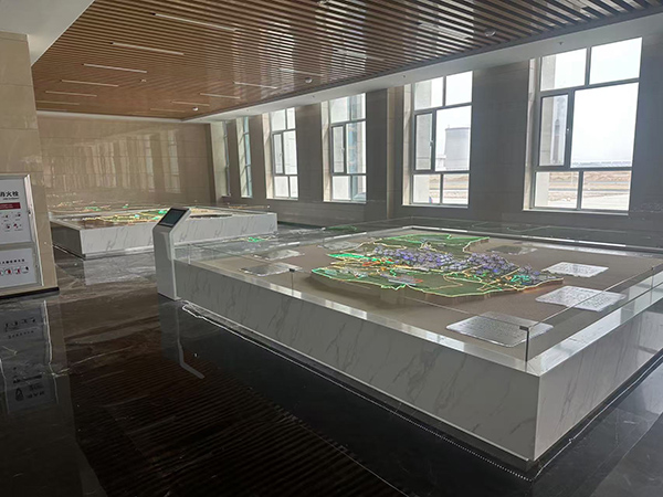 瓜州县风光资源分布沙盘 瓜州县风光资源分布沙盘