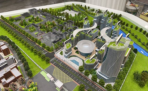 兰州理工大学校区全貌沙盘图4 兰州理工大学校区全貌沙盘图4