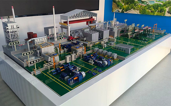 酒钢集团东铝厂-铝材生产线临夏市机械模型